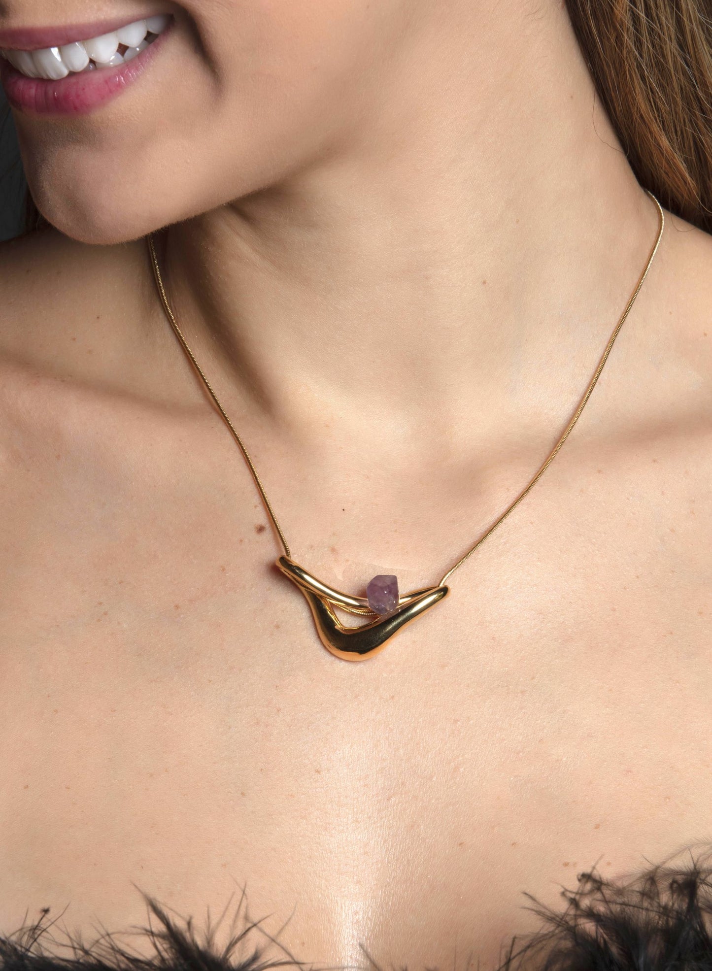 Simply Amethyst Necklace