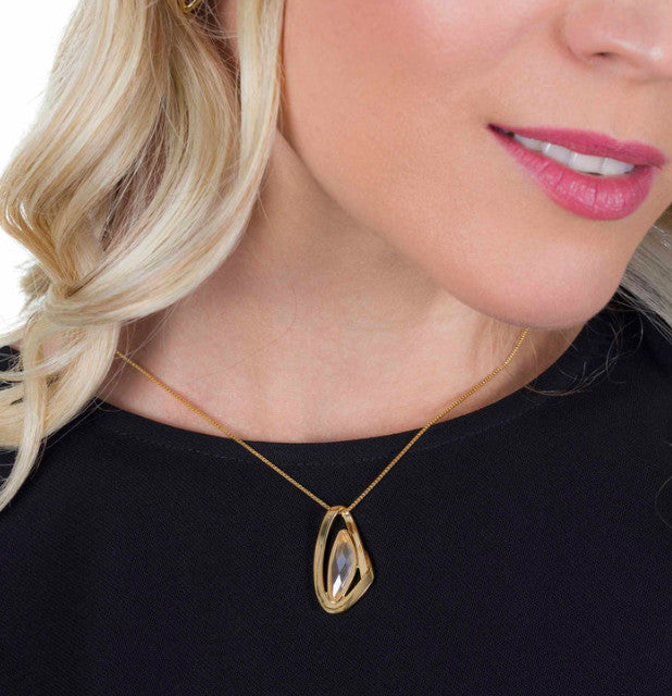 Alice Necklace - Rose Quartz