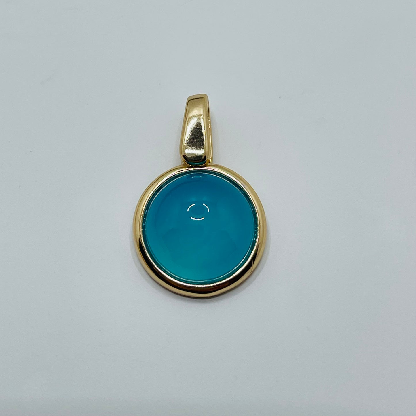 Whisper Pendant  - Blue Agate