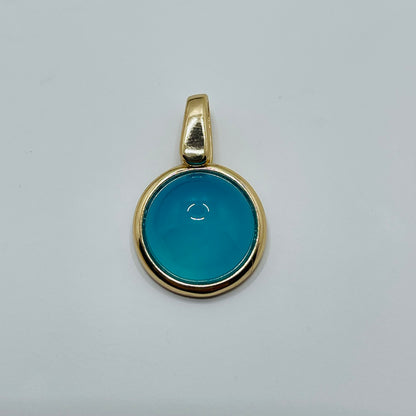 Whisper Pendant  - Blue Agate