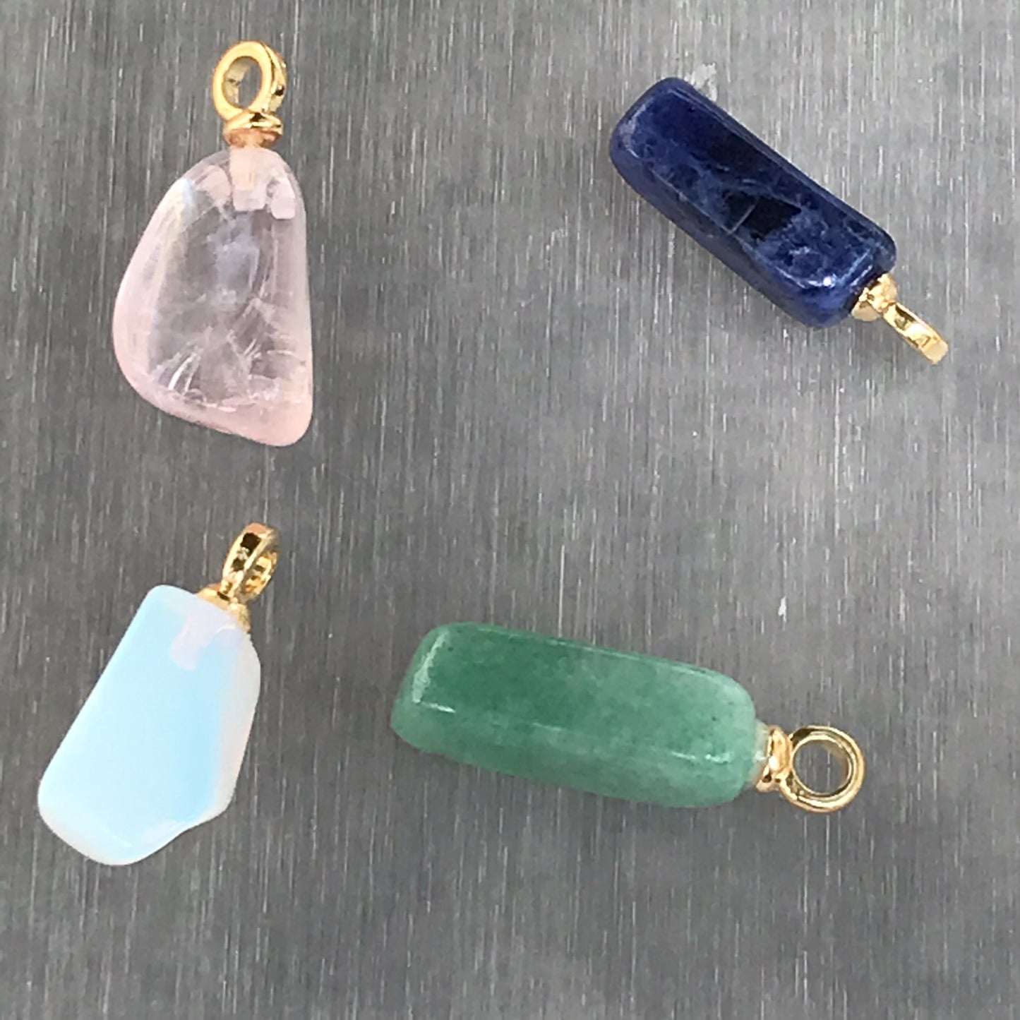 Trapezoid Gemstone Pendant