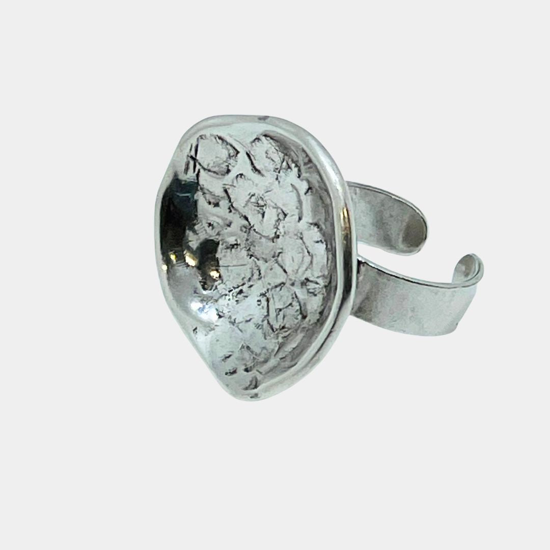 Martillado Ring - Silver