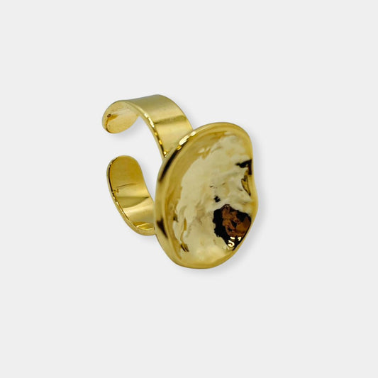 Martillado Small Ring - Gold