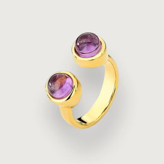Sodalite Twin Ring