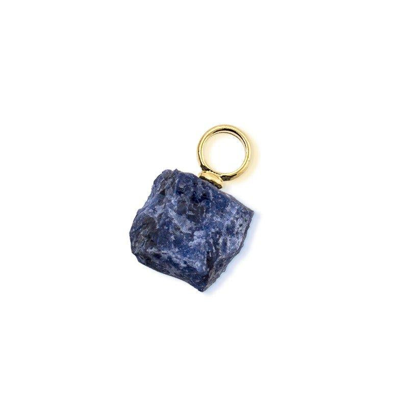 Raw Gemstone Pendant - Sodalita
