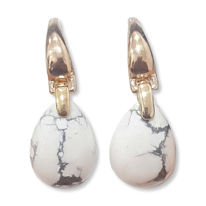 Drop Frameless Gemstone Earring