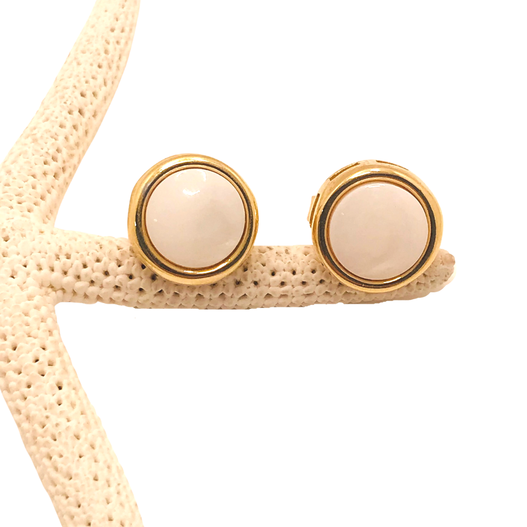 Circle Gem Earring