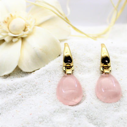 Drop Frameless Gemstone Earring