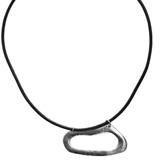 Marilia Capisani Large Halo of Light  Short Necklace - Silver